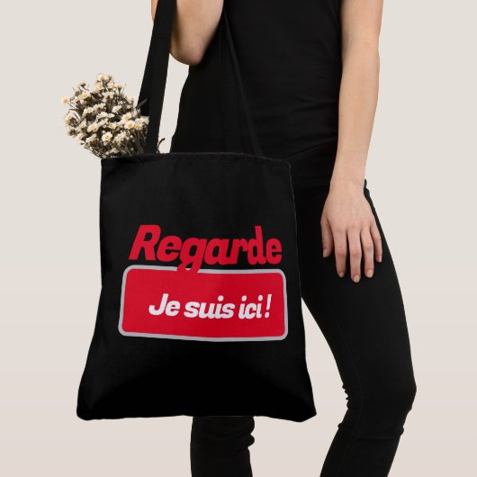 Kijk, ik ben hier. tote bag (Dichtbij)