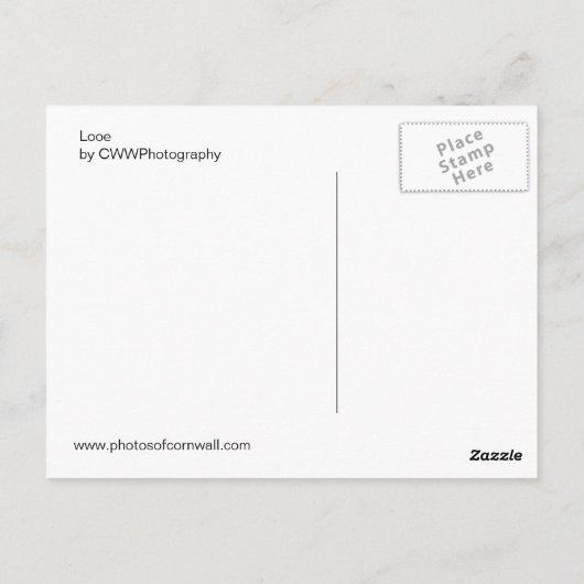 Kijk in Cornwall Briefkaart (Achterkant)