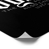 Kijk in de afgrond Nietzsche Quote - klik op Fit Poster (Hoek)