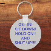 KIJK IN! HOLD OP! ANDSHUT OP.. SLEUTELHANGER (Voorkant)