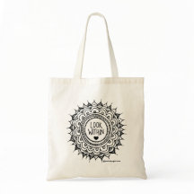 Kijk in Mandala Grocery Bag Black