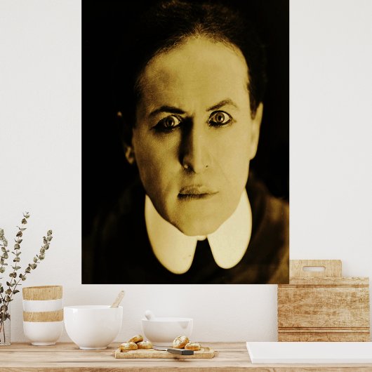 Kijk in mijn ogen - Houdini Poster (Keuken)