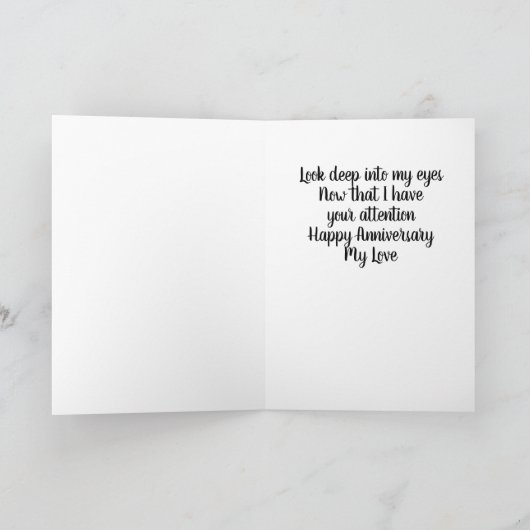 *** KIJK IN MIJN OGEN *** JUBILEUM KAART (Binnen)