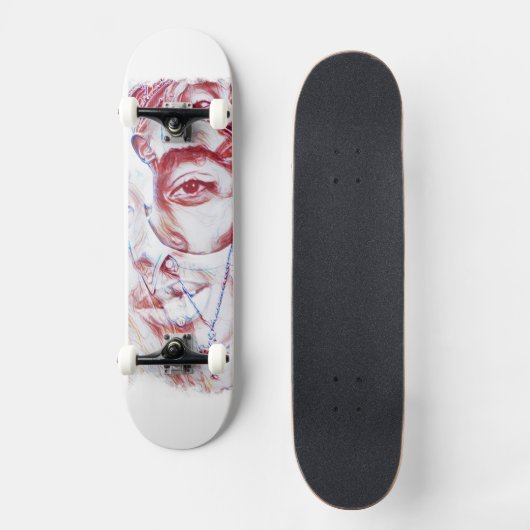 Kijk in mijn ogen persoonlijk skateboard (Voorkant)