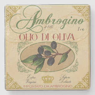  kijk Italiaans label Art Onderzetter