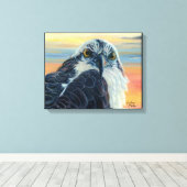 "Kijk je naar me?" Canvas Afdruk (Insitu (Houten vloer))