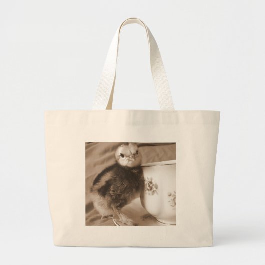 Kijk je naar me? grote tote bag (Voorkant)