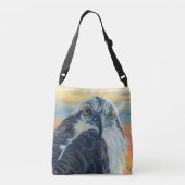 “Kijk je naar mij?” Crossbody Tas (Achterkant)