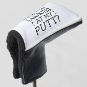 Kijk je naar mijn foto? golfheadcover (3/4 voorkant)