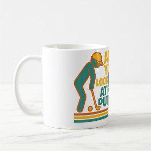 Kijk Je Raar Naar Mijn Putt Grappige Golf Liefhebb Koffiemok
