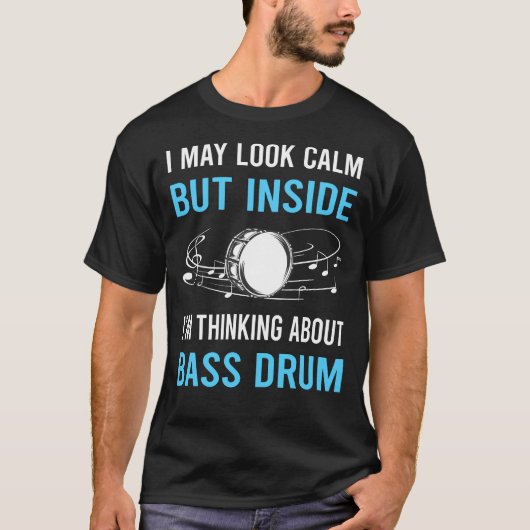 Kijk Kalme Bassdrum T-shirt (Voorkant)