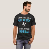 Kijk Kalme Voettas Hacky Sack Sacker T-shirt (Voorkant volledig)