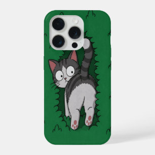 Kijk-katje telefoonhoesje iPhone 15 pro case