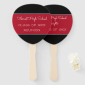Kijk! Klasse reünie hand fans Handwaaier (Voorkant en achterkant)