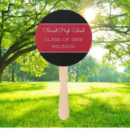 Kijk! Klasse reünie hand fans Handwaaier