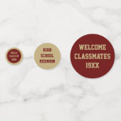 Kijk! Klasse Reünie tafel confetti (Voorkanten)