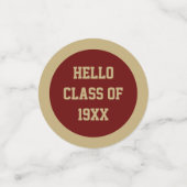 Kijk! Klasse Reünie tafel confetti (Kleine voorkant)