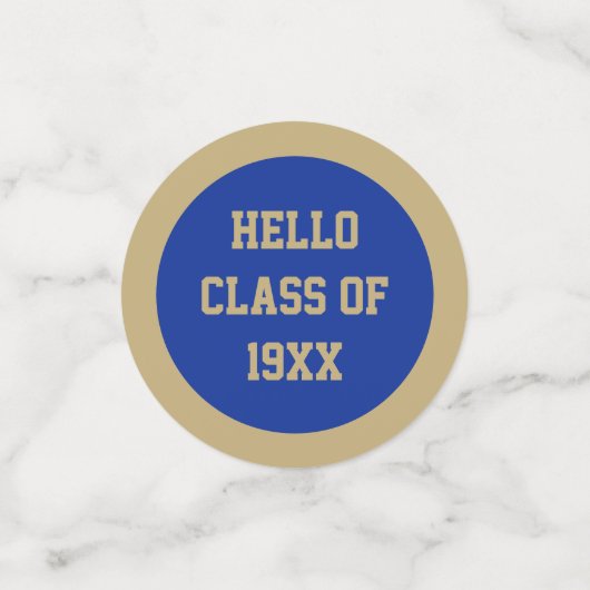 Kijk! Klasse Reünie tafel confetti (Kleine voorkant)