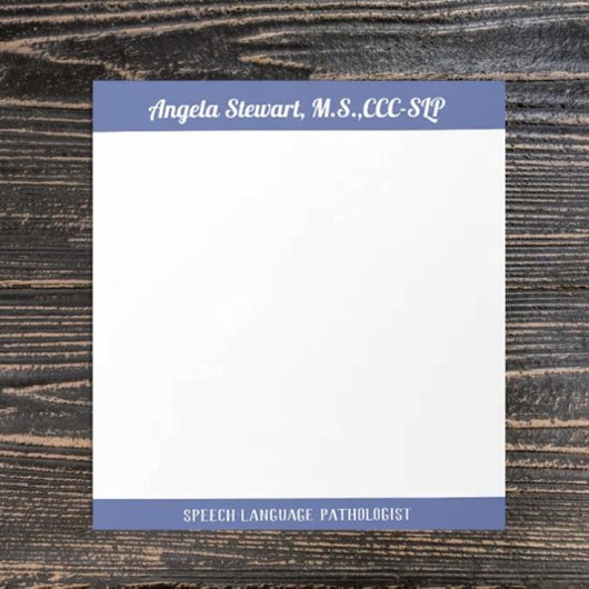 Kijk! Klassiek aangepast SLP-notitieblok! Notitieb Notitieblok