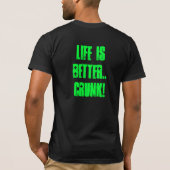 KIJK!, KREUK!!, KRIJG! T-SHIRT (Achterkant)