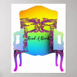 Kijk, lees een Poster boek