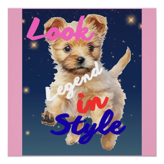 Kijk, Legende in stijl Perfect Poster (Voorkant)