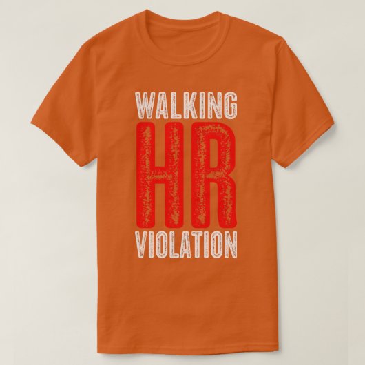 kijk loopt HR-overtreding af T-shirt (Design voorkant)