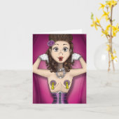 Kijk Ma, Geen Bustehouder! (notakaart) Kaart (Gele Bloem)