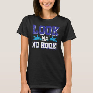 Kijk ma geen haak Vliegtuig drager 4 T-shirt