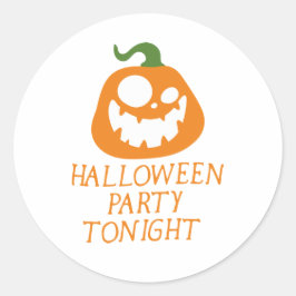 Kijk maar eens naar deze Halloween Ronde Sticker