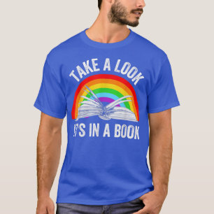 Kijk maar eens naar een boek met een cute regenboo t-shirt