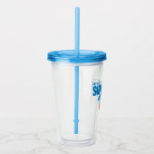 Kijk maar, het is Superman Acryl Drinkbeker (Rechts)