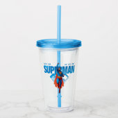Kijk maar, het is Superman Acryl Drinkbeker (Voorkant)