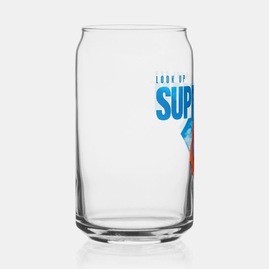 Kijk maar, het is Superman Blikvorm Glas (Rechts)