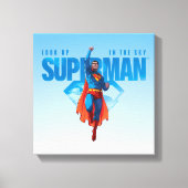 Kijk maar, het is Superman Canvas Afdruk (Voorkant)