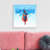 Kijk maar, het is Superman Canvas Afdruk (Insitu (Woonkamer))
