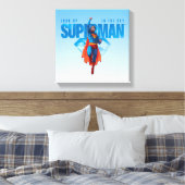 Kijk maar, het is Superman Canvas Afdruk (Insitu (Slaapkamer))