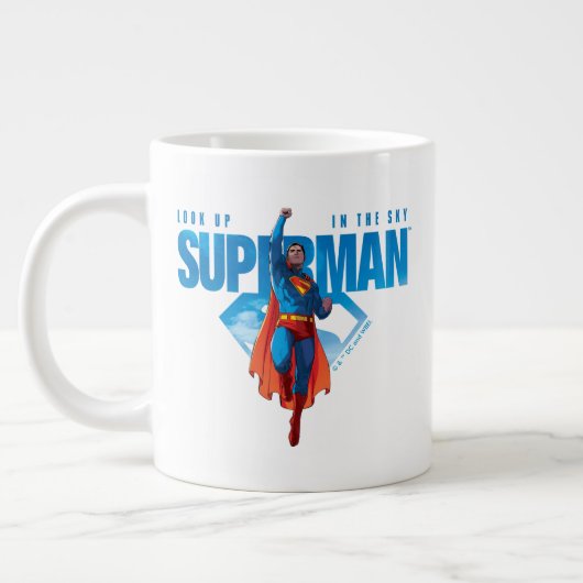 Kijk maar, het is Superman Grote Koffiekop (Links)