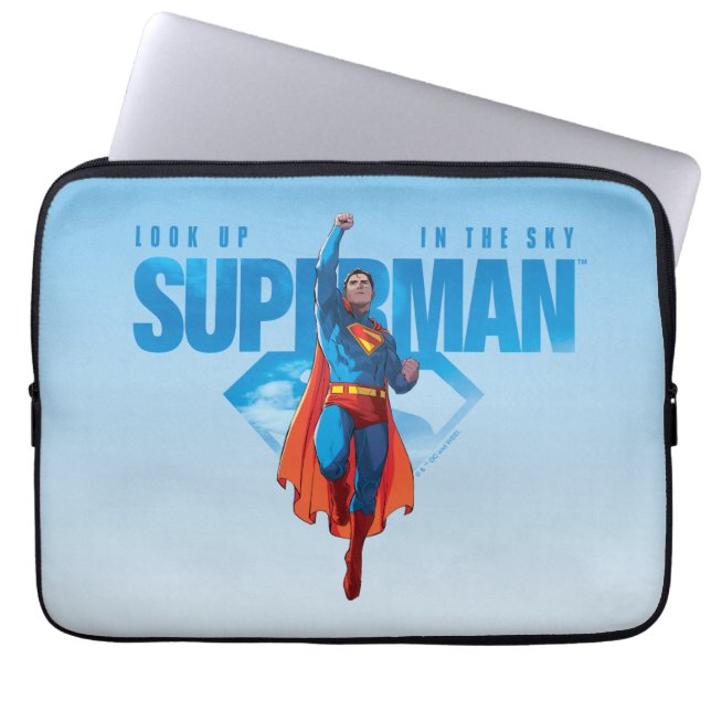 Kijk maar, het is Superman Laptop Sleeve (Voorkant)
