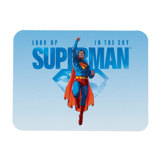 Kijk maar, het is Superman Magneet (Horizontaal)