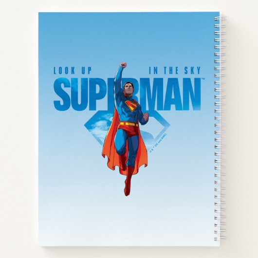 Kijk maar, het is Superman Notitieboek (Achterkant)
