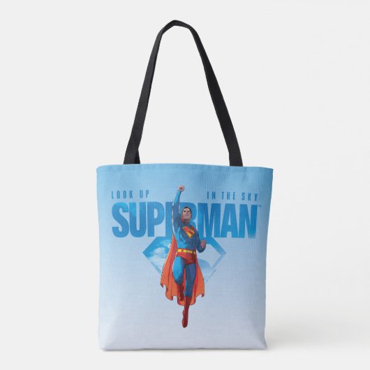 Kijk maar, het is Superman Tote Bag (Achterkant)