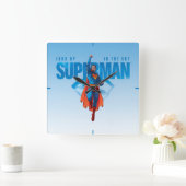 Kijk maar, het is Superman Vierkante Klok (Huis)