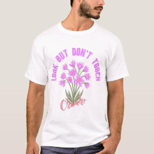 Kijk Maar Raak Niet Aan Oleander Giftige Bloem T-shirt