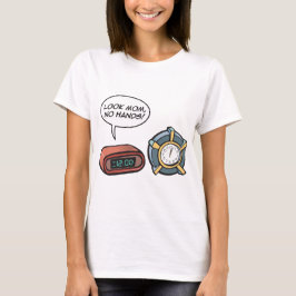 Kijk mam, geen handen! t-shirt