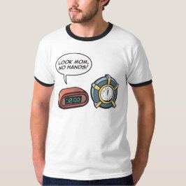 Kijk mam, geen handen! t-shirt