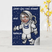 Kijk mam! Ik ben een astronaut! Kaart (Gele Bloem)