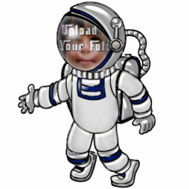 Kijk mam! Ik ben een astronaut! Staand Fotobeeldje
