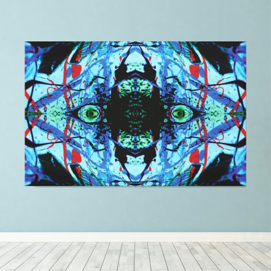 Kijk me 63x42 canvas afdruk (Insitu (Houten vloer))