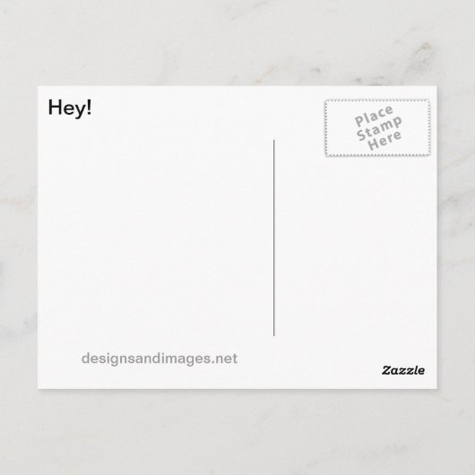 Kijk me aan. briefkaart (Achterkant)